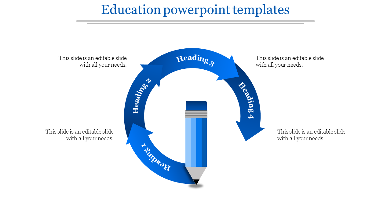 education powerpoint templates-education powerpoint templates-4-Blue